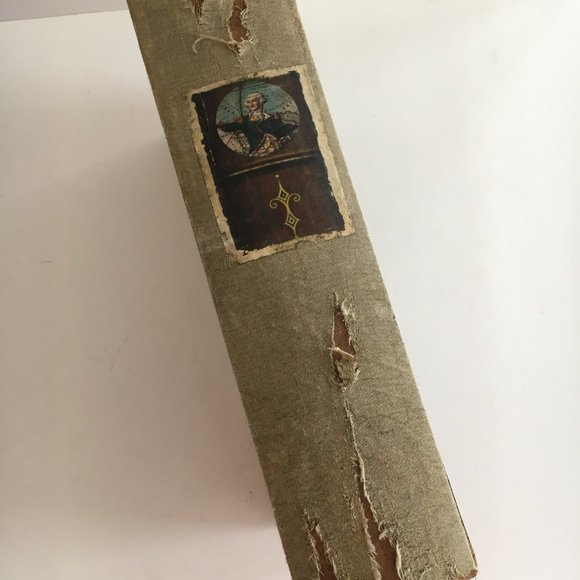 Storage Box Book Vintage Storage Book George Washington Cloth Cover Large Book - Picture 3 of 8